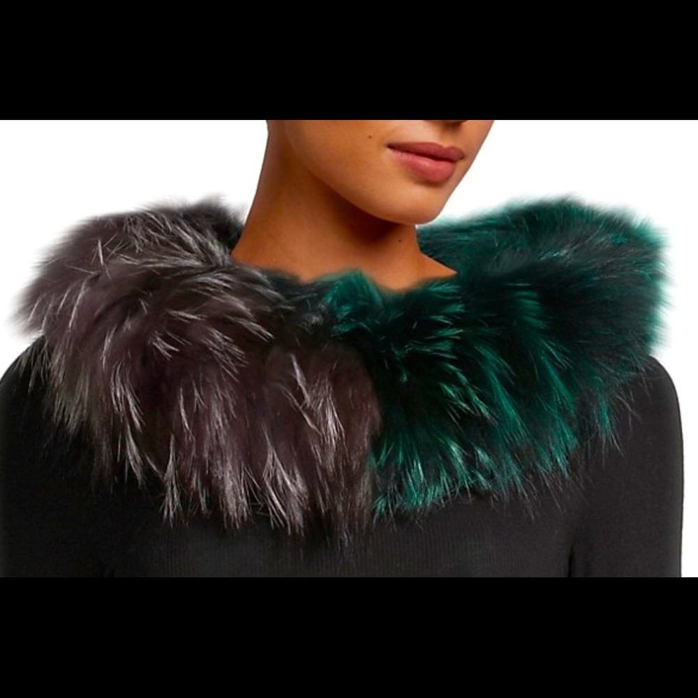 Adrienne Landau Fox Fur Scarf